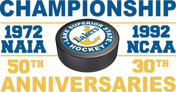 Hockey anniversary logo